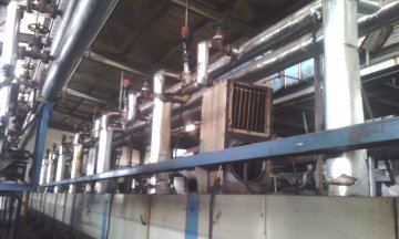 浙江湖州纺织印染导热油定型机清洗工程结束